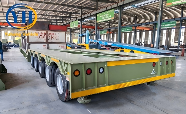 Yh 120 ton heavy duty lowboy equipment trailer 3 100261