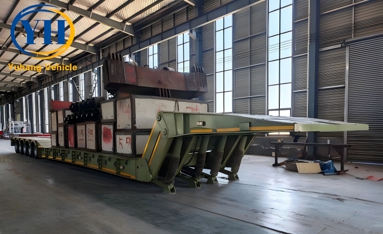 Yh 120 ton heavy duty lowboy equipment trailer 4 100262