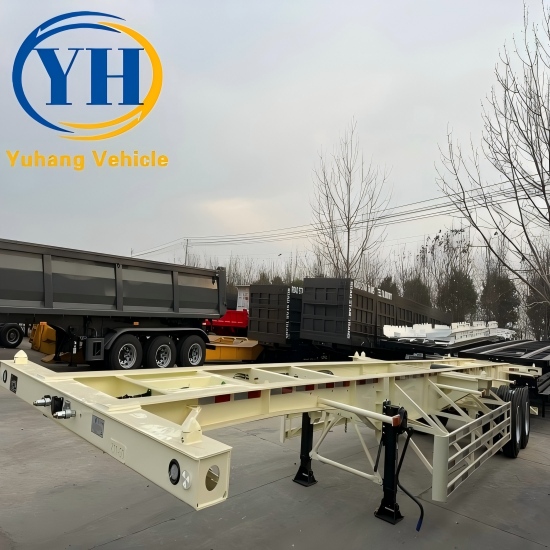 Yh 2 axle container chassis for sale 1 100304