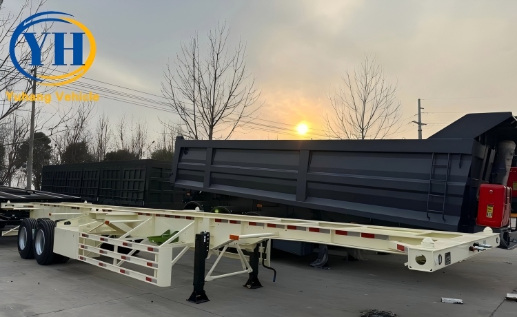 Yh 2 axle container chassis for sale 2 100305