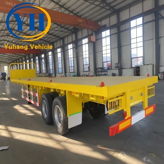 Yh 2 axle flat deck trailer 1 100013