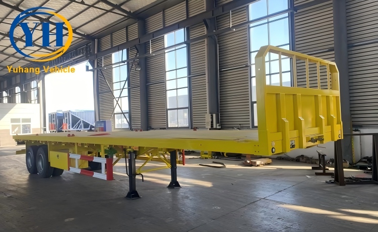 Yh 2 axle flat deck trailer 2 100014