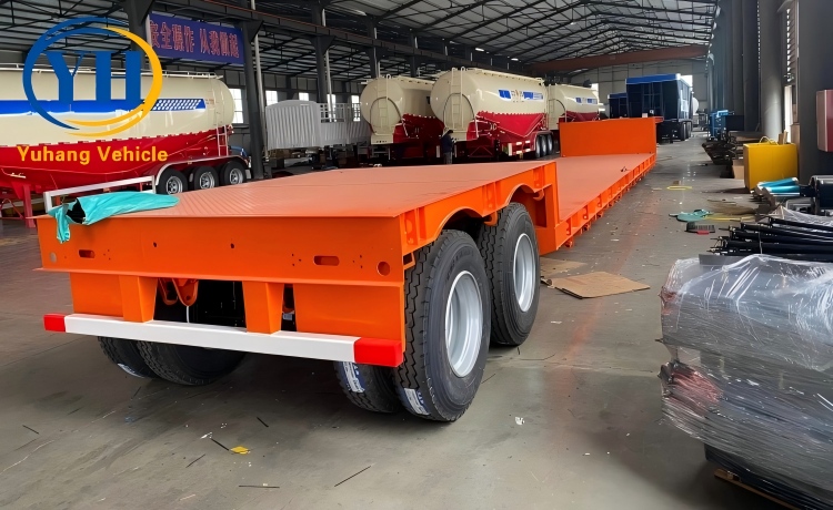 Yh 2 axle low loader trailer 2 100084