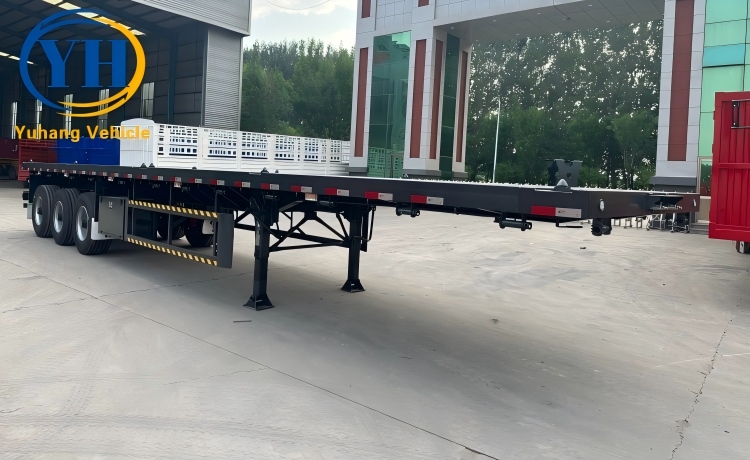 Yh 20 foot semi flatbed trailer 2 100006