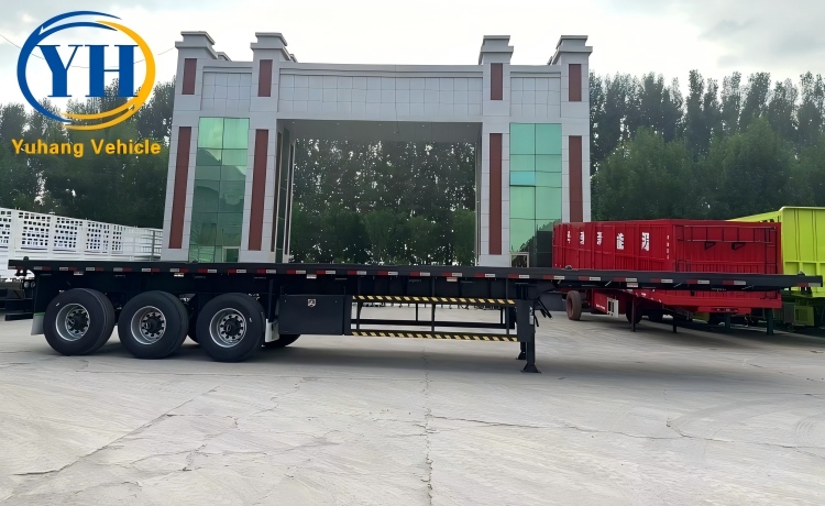 Yh 20 foot semi flatbed trailer 4 100008