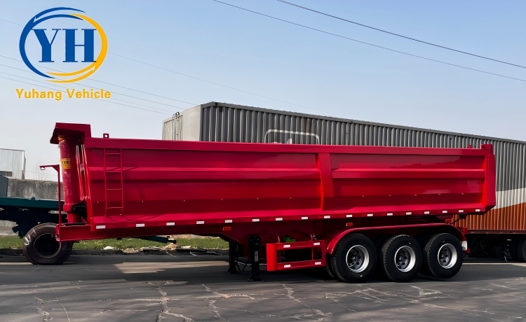 Yh 3 axle dump trailer price 2 100211