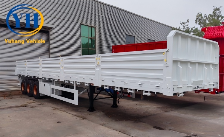 Yh 3 axle sidewall cargo semi trailer 3 100114