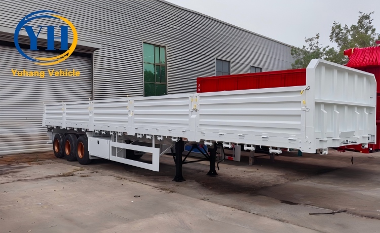Yh 3 axle sidewall cargo semi trailer 4 100115