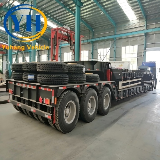 Yh 3 line 6 axle detachable gooseneck trailer for sale 1 100283