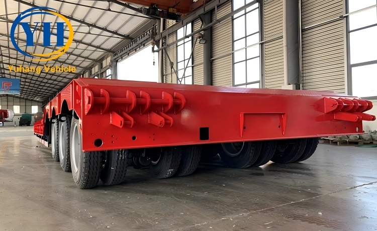 Yh 3 line 6 axle heavy lowbed trailer 3 100105