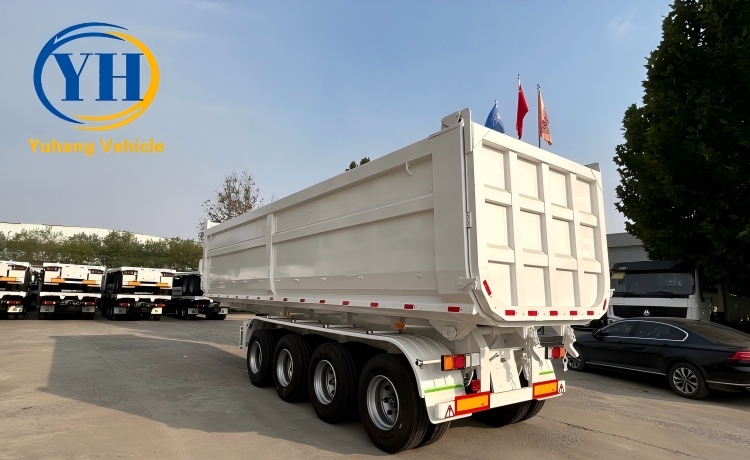 Yh 4 axle dump truck trailer 3 100196