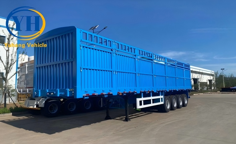 Yh 4 axle fence semi trailer 3 100167