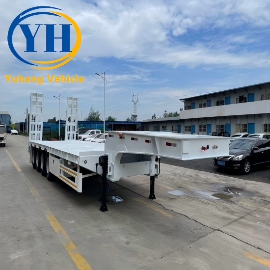 Yh 4 axle lowbed truck trailer 1 100079