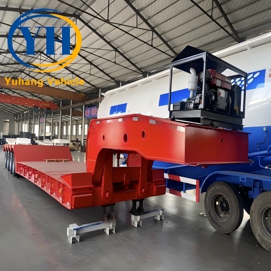 Yh 4 axle lowboy gooseneck trailer 1 100267