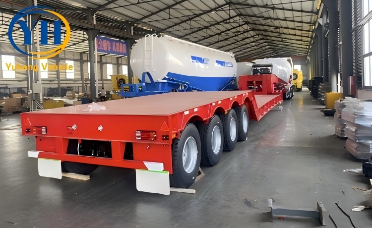 Yh 4 axle lowboy gooseneck trailer 2 100268