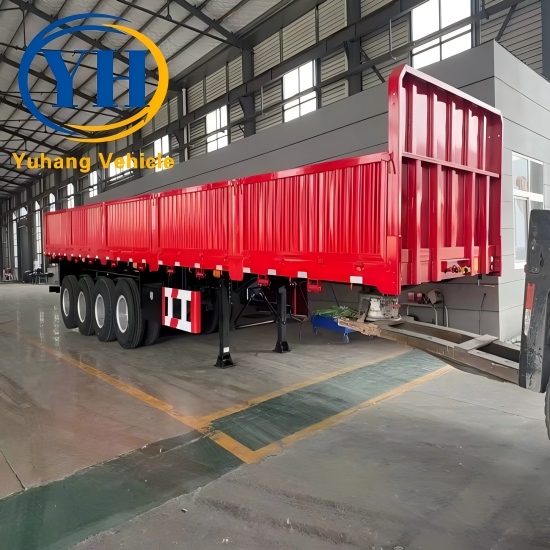 Yh 4 axle sidewall truck trailer 1 100116
