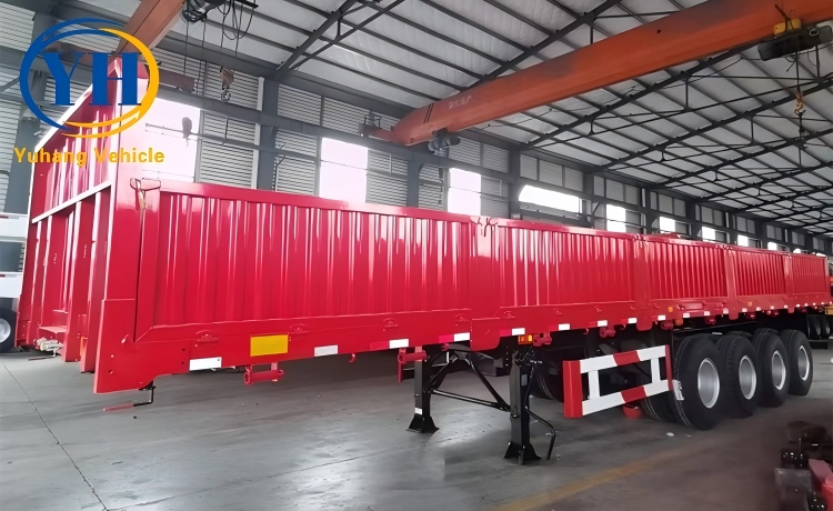 Yh 4 axle sidewall truck trailer 2 100117