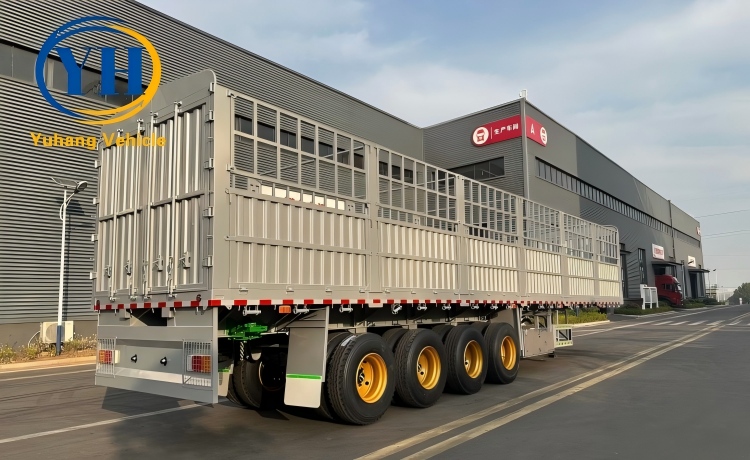 Yh 4 axle stake semi trailer 2 100178