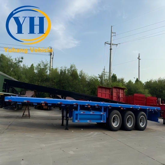 Yh 40 ft flatbed semi trailer 1 100009