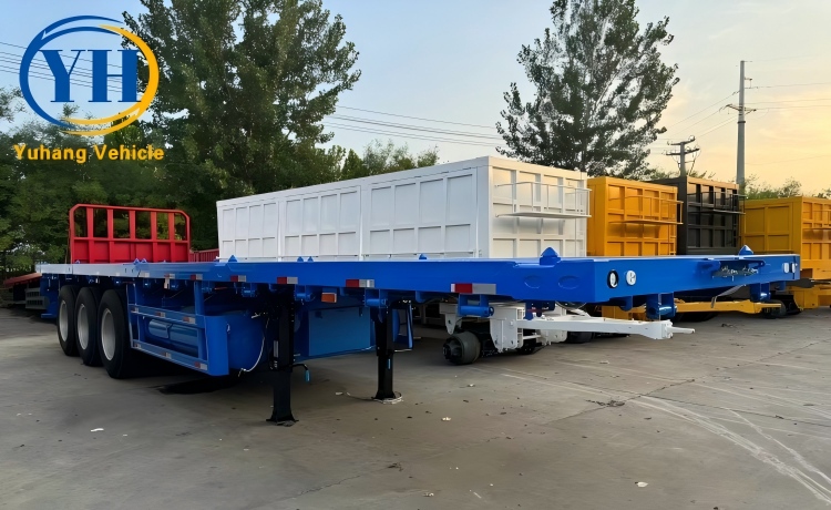 Yh 40 ft flatbed semi trailer 2 100010