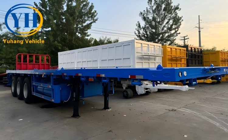 Yh 40 ft flatbed semi trailer 3 100011