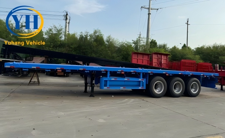 Yh 40 ft flatbed semi trailer 4 100012