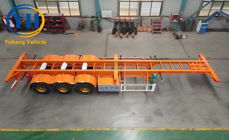 Yh 40 ft skeletal semi trailer 2 100301