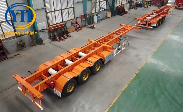 Yh 40 ft skeletal semi trailer 3 100302