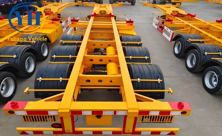 Yh 45 ft gooseneck skeletal trailer 2 100317