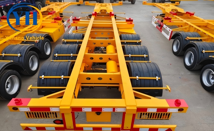 Yh 45 ft gooseneck skeletal trailer 3 100318