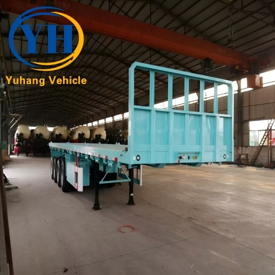 Yh 48 foot flatbed container trailer 1 100025
