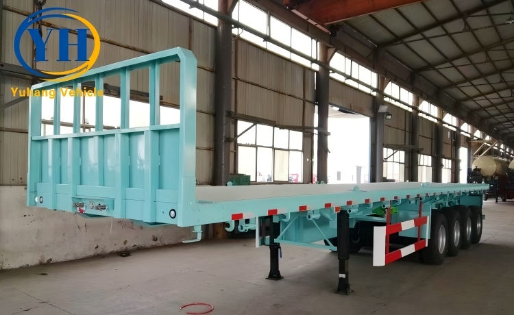 Yh 48 foot flatbed container trailer 2 100026
