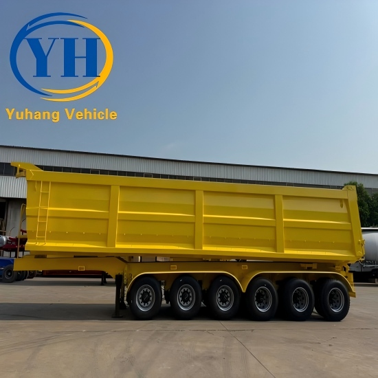 Yh 6 axle dump semi trailer 1 100206