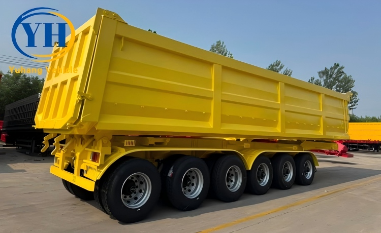 Yh 6 axle dump semi trailer 3 100208
