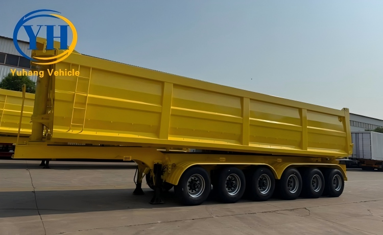 Yh 6 axle dump semi trailer 4 100209