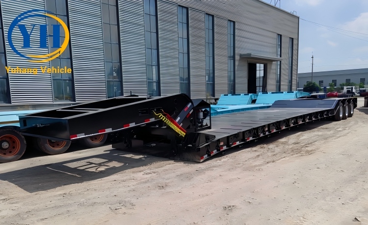Yh 80 ton detachable neck semi trailer 2 100276