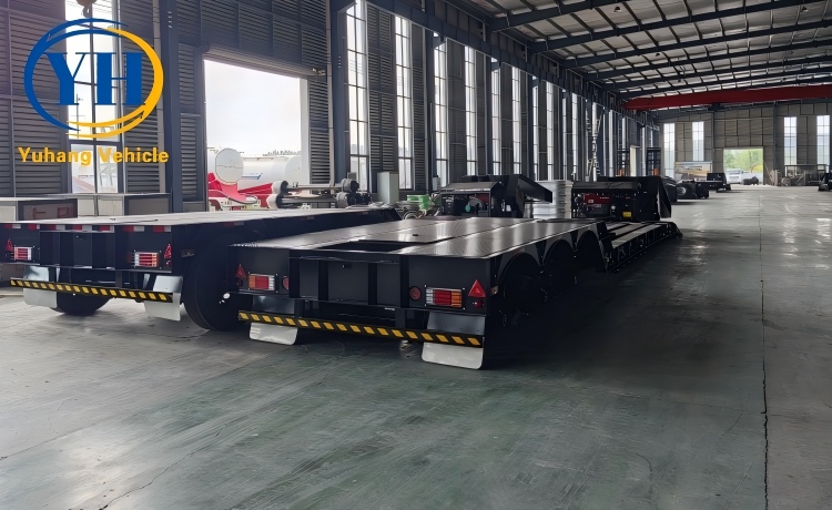 Yh 80 ton detachable neck semi trailer 4 100278