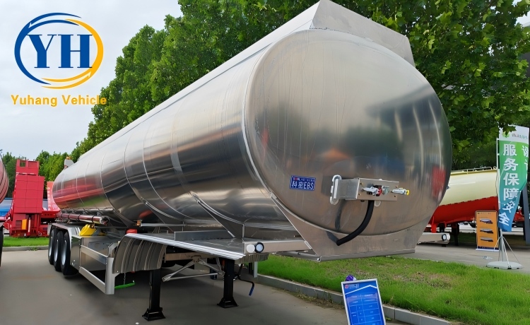 Yh aluminum tanker semi trailer price 4 100061