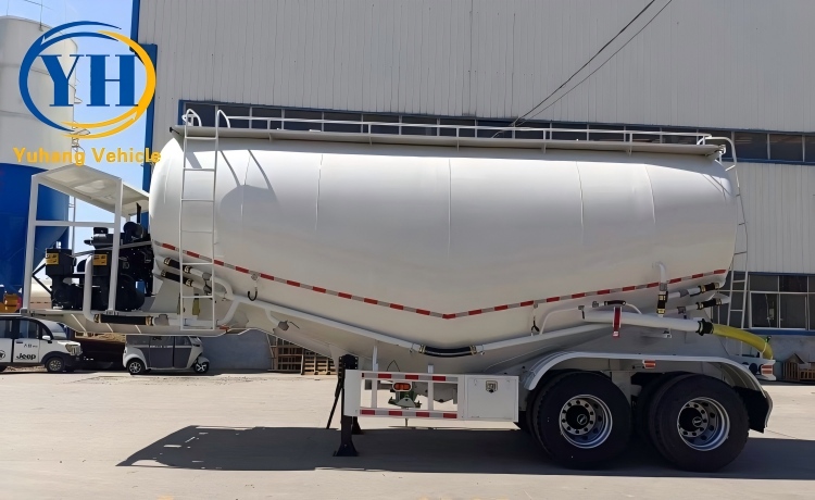 Yh double axle cement trailer for sale 3 100228