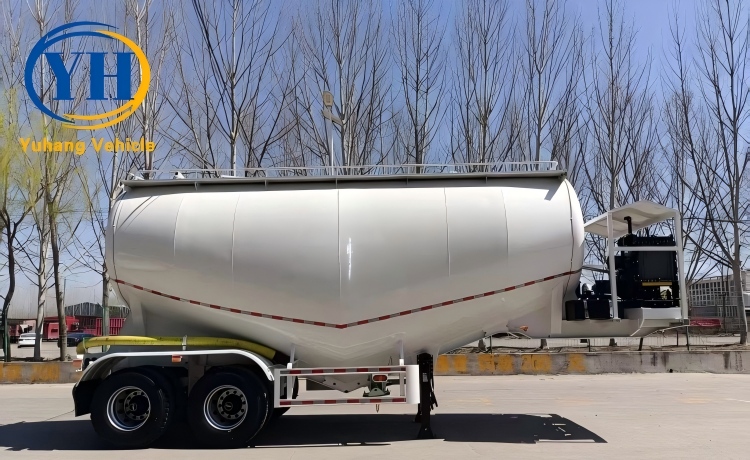 Yh double axle cement trailer for sale 4 100229