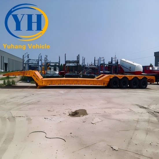Yh hydraulic 100 ton removable gooseneck trailer price 1 100287