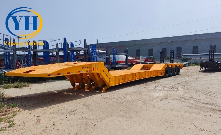 Yh hydraulic 100 ton removable gooseneck trailer price 3 100289