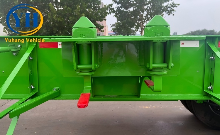 Yh tri axle skeleton semi trailer 2 100313