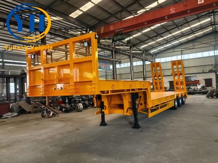 Yh 3 axle lowbed semi trailer 1 100107