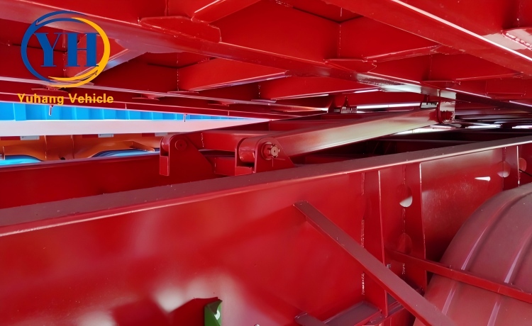 Yh tri axle 35 cubic dump trailer 4 100221